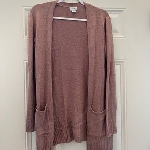 Pink cardigan